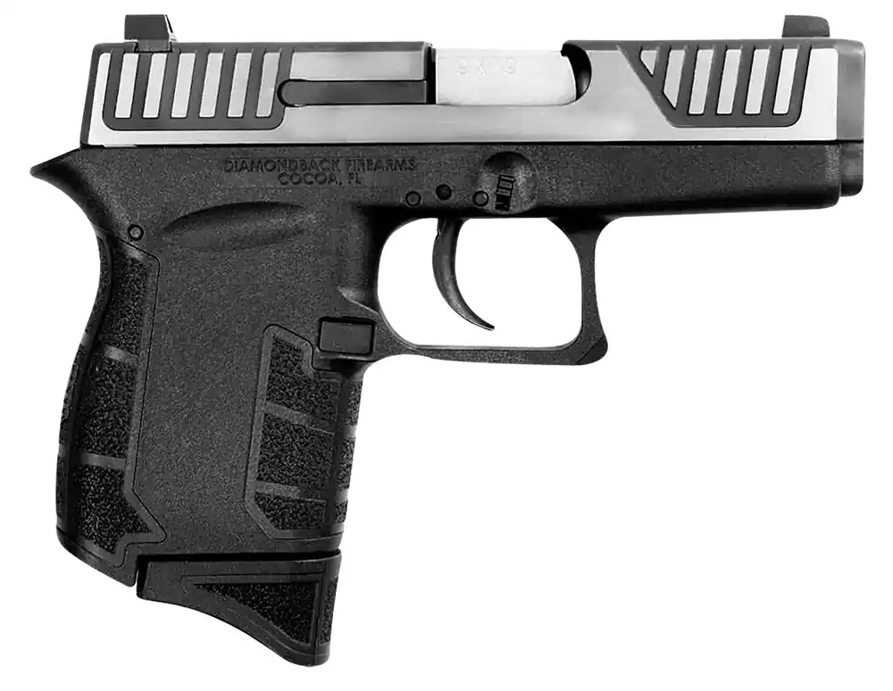 Diamondback DB9 Gen4 9mm Luger Pistol 3.10" Black/Stainless DB0200P031
