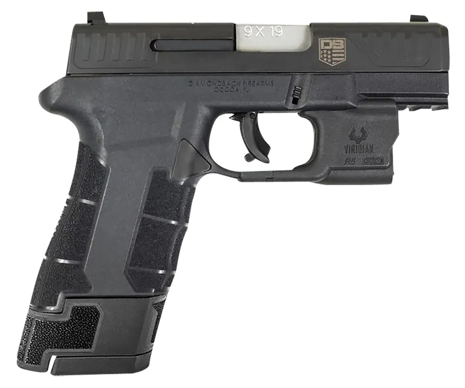Diamondback DBAM29 Sub-Compact 9mm Luger Pistol 3.50" Black DB0301P001