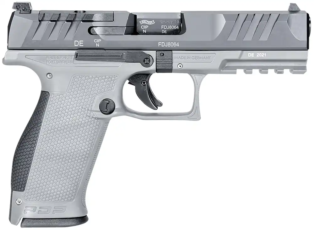 Walther Arms PDP Optic Ready 9mm Luger Pistol 4.50" Gray 2858371
