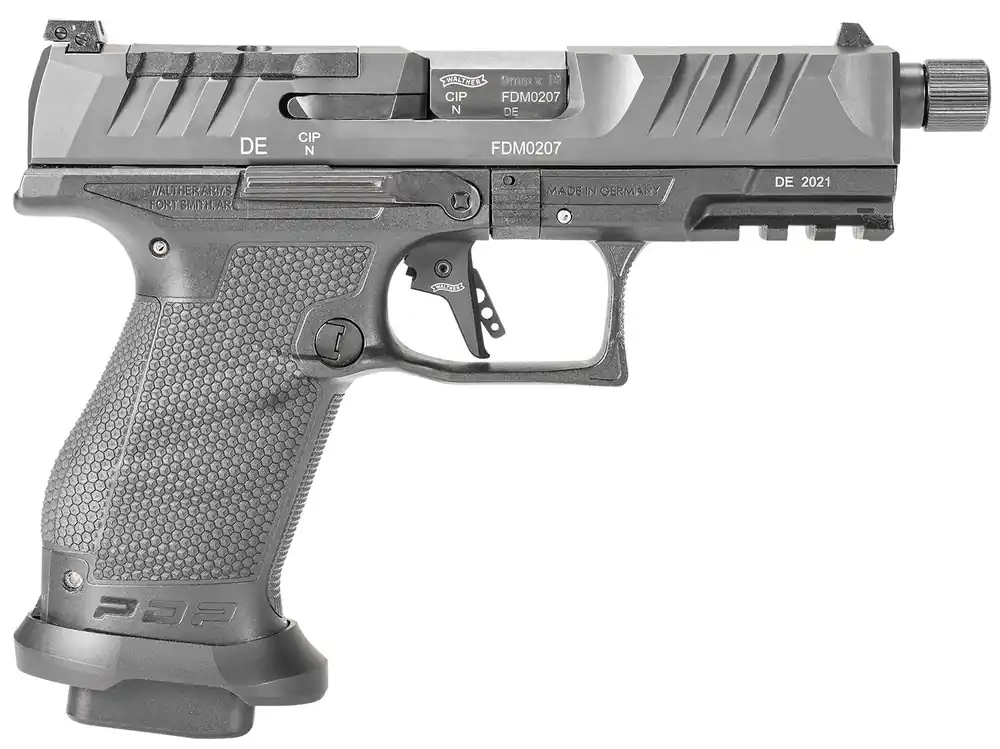 Walther Arms PDP Pro SD Compact 9mm Luger 10+1 4.60" Black Steel Threaded Barrel