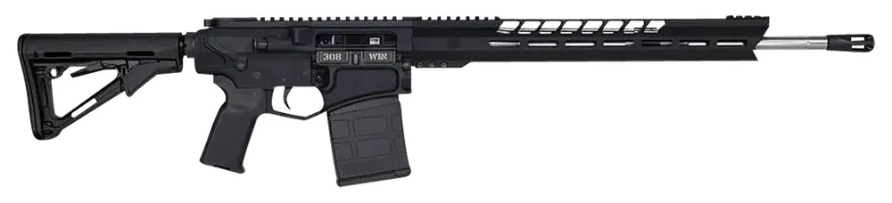 Diamondback DB10 .308Win 20+1 18" Fluted SS Barrel Alum Rec Flash Hider 15" M-LOK Handguard Magpul CTR Stock Black DB1032C001