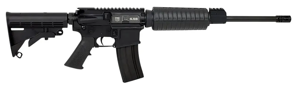 Diamondback DB15 .223 Rem/5.56x45 NATO 30+1 16" Medium CrMov Barrel Flat Top Alum Rec Adj Syn Stock Flash Hider Black DB1717K004
