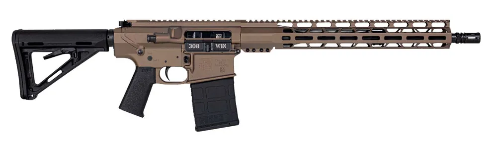 Diamondback DB10 308 Win 16" 20+1 Flat Dark Earth Magpul MOE Carbine Stock Black Magpul MOE-K Grip 15" M-Lok
