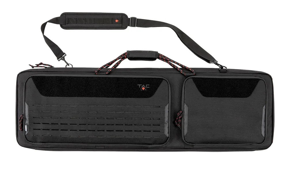 Tac Six Squad Tactical Rifle Case 42 Coyote with Large Exterior & Interior Pockets"