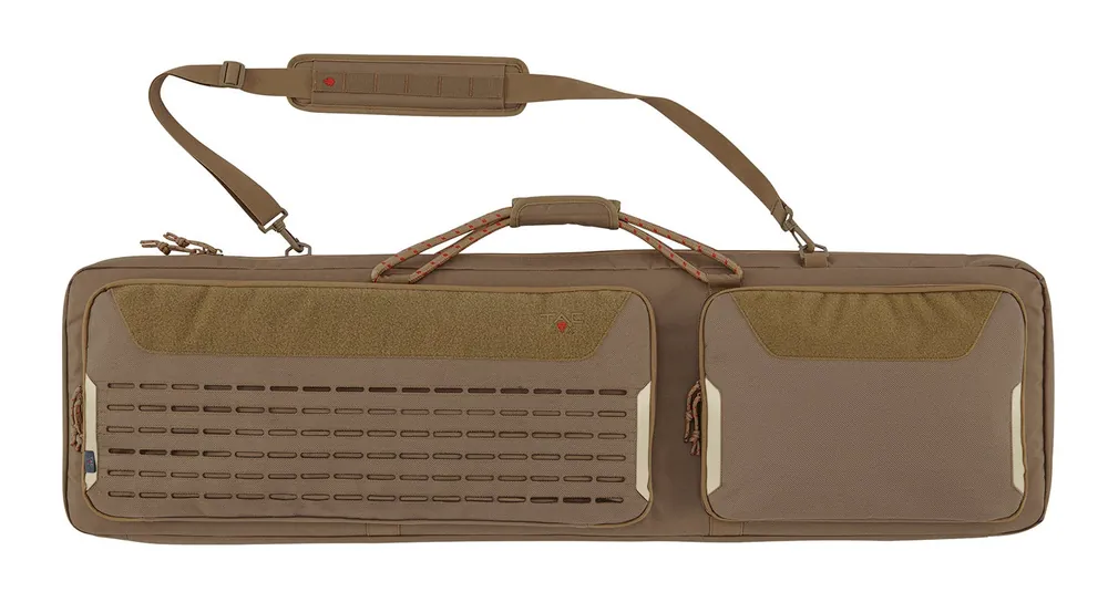Tac Six Squad Tactical Rifle Case 46 Black with Large Exterior & Interior Pockets"