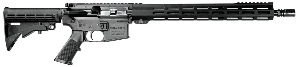 UnBranded AR UAR-C Carbon 223 Wylde Rifle 30+1 16" Barrel, Black Nitride Metal Finish, Black Collapsible Stock, Textured Black Polymer Grip 223WYBR0004