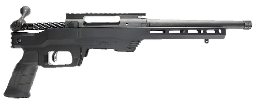 Savage 110 PCS .350 Legend 10+1 10.5" Alum Chassis Rubber Grip Picatinny Rail Spiral Fluted Bolt Accu Trigger Black 57799