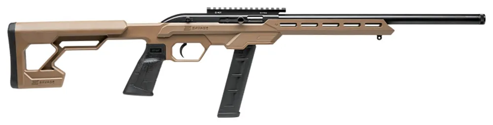 Savage 64 Precision 22 LR Rifle 16.5" FDE 45125