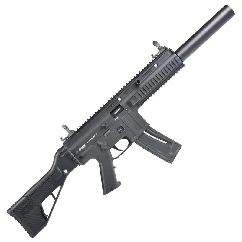 Mauser Rimfire M-15 SD 22LR 22+1 16.50" Faux Suppressor Side Folding Adj Stock Flip-up Sights Railed Handguard Black 4150018