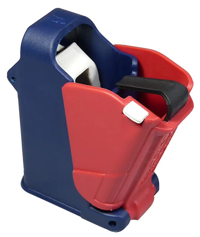 Maglula LULA Loader & Unloader Red, White, and Blue Finish for 9mm Luger/45 ACP Pistols
