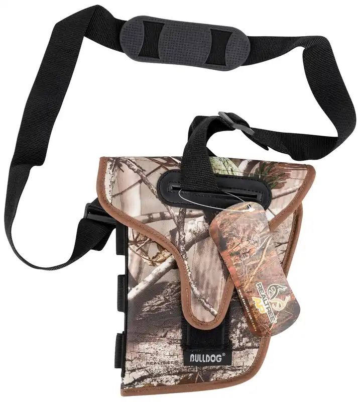 Bulldog Bandolier Holster Realtree APHD Pistols 5"-6.50" Barrel w/wo scope Ambidextrous Hand Shoulder Mount