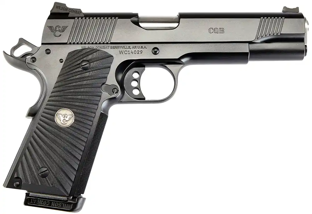 Wilson Combat 1911 CQB 9mm Luger Pistol 5" Black CQBFS9