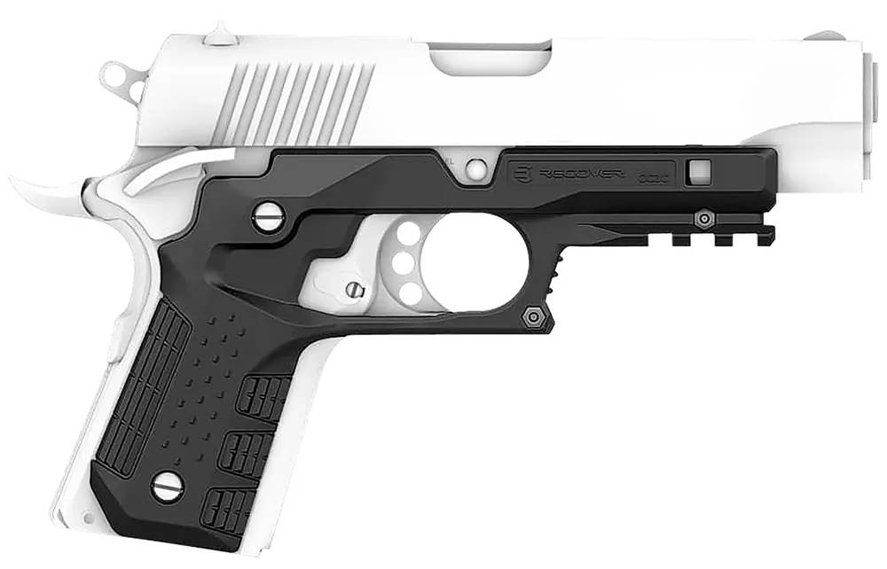 Recover Tactical Grip & Rail System Black Polymer Picatinny Compact 1911