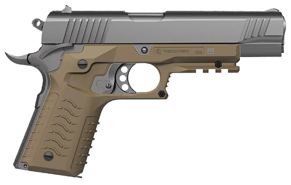 Recover Tactical Grip & Rail System Tan Polymer Picatinny Standard Frame 1911