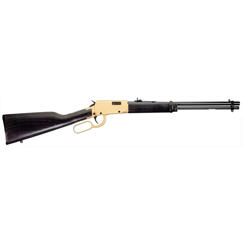 Rossi Rio Bravo 22 LR Rifle 18" Black/Gold RL22181WD-GLD2