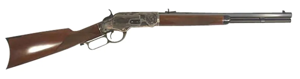 Cimarron 1873 Saddle Rifle 45 Colt (LC) 10+1 Rd 18" Blued Barrel Walnut Stock CA2011G35