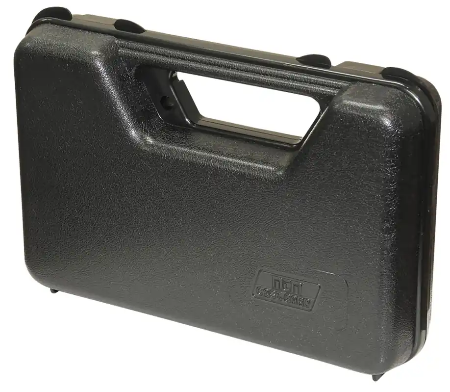 MTM Case-Gard Pocket Pistol Case made of Polypropylene with Black Finish, Foam Padding, Hinge & Latches 9 x 5.60" x 2" Interior Dimensions"
