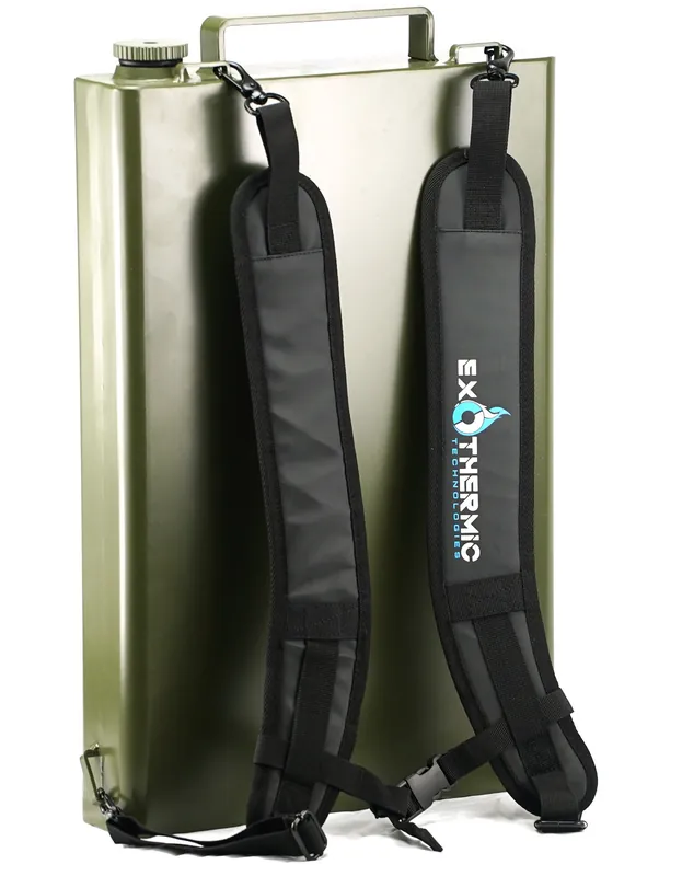 Exothermic Technologies Pulsefire Backpack Kit Green Powder Coated Aluminum 14.30"