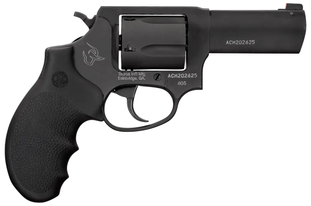 Taurus 605 SA/DA 38 Speical +P or 357 Mag 5 Shot 3" Barrel Overall Matte Black Finish Stainless Steel 260531NS