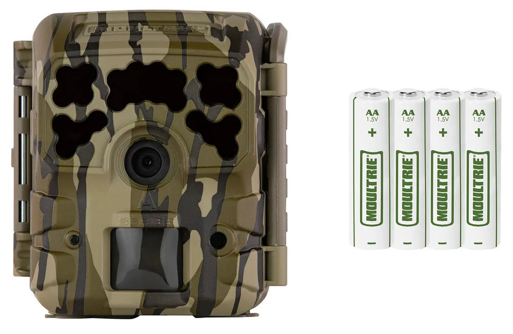 Moultrie Micro-42i Kit Mossy Oak Bottomland 42MP Resolution MicroSD Card Slot/Up to 32GB Memory 2 Pack MCGi-14060