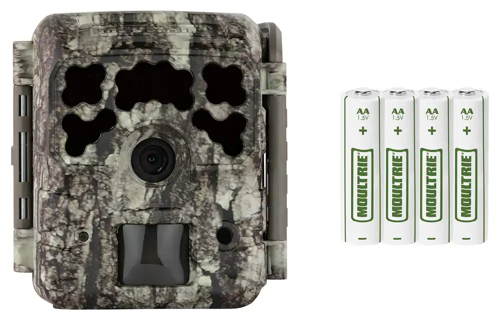 Moultrie Micro-42 Kit Moultrie White Bark 42MP Resolution MicroSD Card Slot/Up to 32GB Memory 2 Pack MCG14059