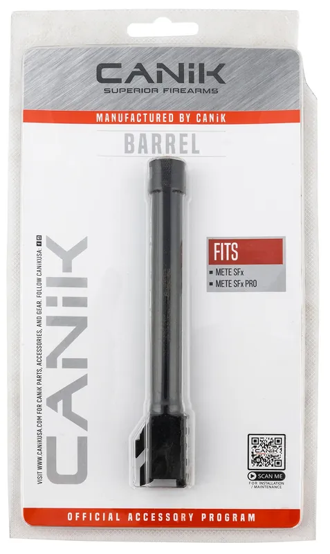 Century Arms Match Grade Barrel 9mm Luger Black Melonite for Canik Mete SFX