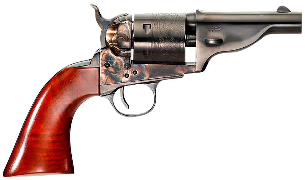 Taylors & Company The Hickok Open-Top 38 Special Revolver 3.50" 6+1 Blued