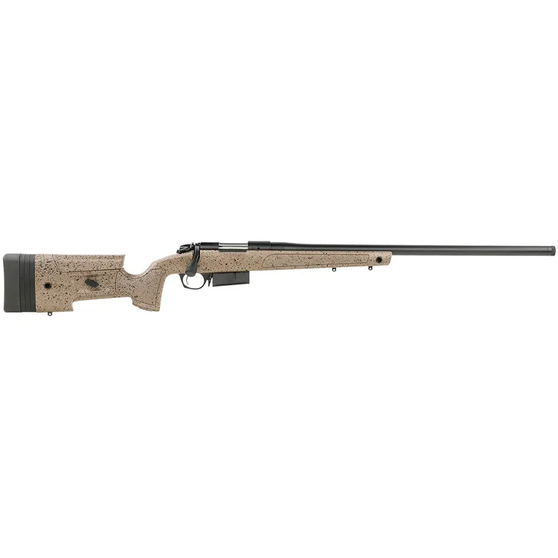 Bergara B-14 HMR 6.5 PRC Rifle 24" 3+1 Black Speckled Brown B14S359C
