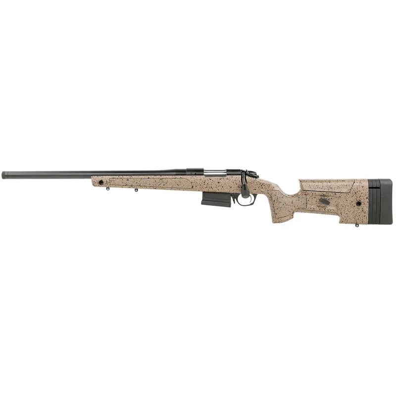 Bergara B-14 HMR 308 Win 20" 5+1 Black Speckled Brown LH