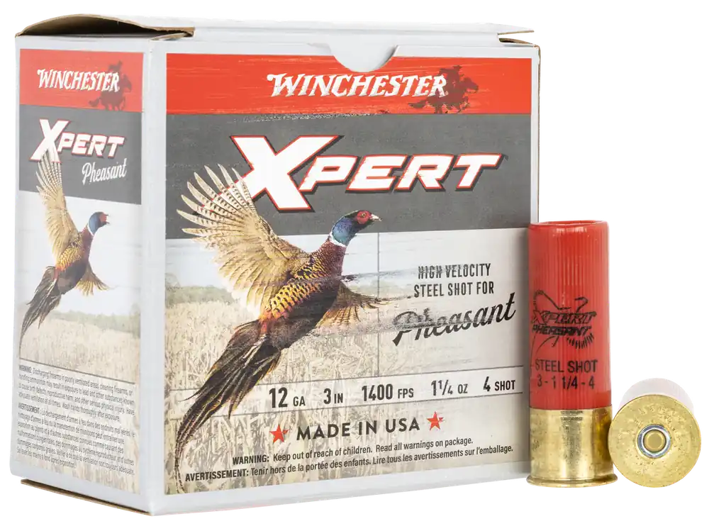 Winchester Ammo Xpert Pheasant 12 Gauge 3" 1 1/4 oz 4 Shot 25 Bx/ 10 Cs (Lead Free)