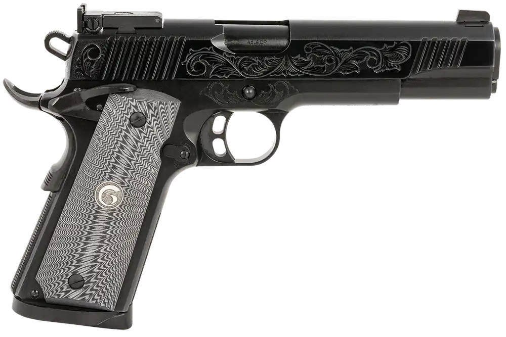 EAA Girsan MC1911 Match Lux .45ACP 8+1 5" Steel Barrel SS Slide/Frame Adj Rear Sight Ambi Thumb Safety G10 Grips 390098