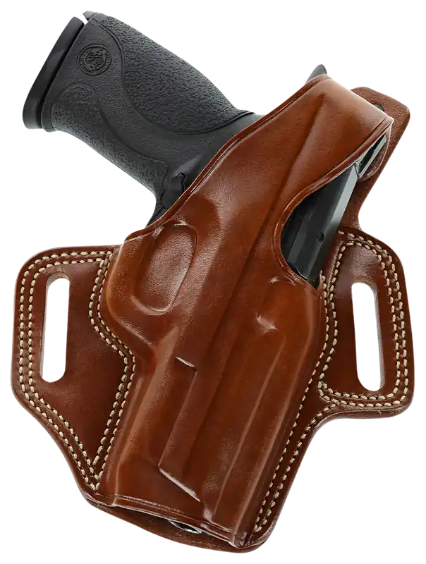 Galco Fletch High Ride Tan Leather Belt S&W Shield 3" 9/40 & 2.0 9/40 RH