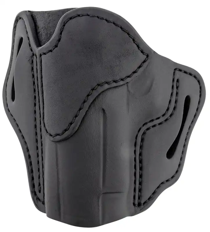 1791 Gunleather BH2.3 Optic Ready OWB Stealth Black Leather Fits Walther PPQ Glock 17/19 Size 2.3 Belt Slide Mount LH