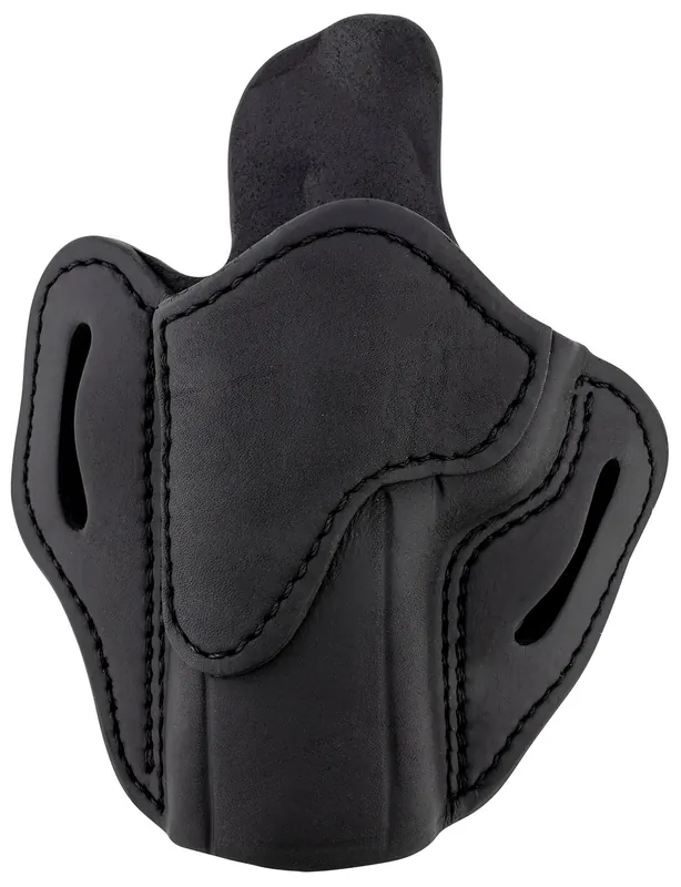 1791 Gunleather BH2.4 Optic Ready OWB Stealth Black Leather Fits Sig P320 Walther PPQ Size 2.4 Belt Slide Mount LH