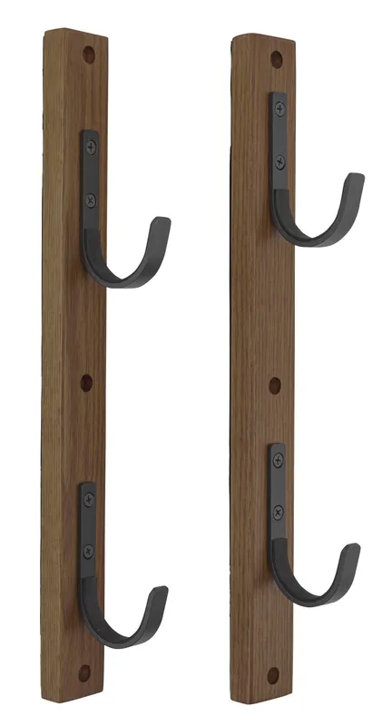 Allen Gun Collector Hardwood Gun Rack 2 Rifle/Shotgun Brown/Black Wood/Steel
