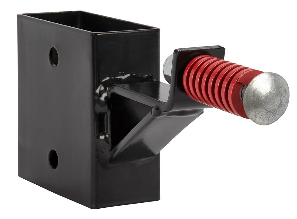 EZ-Aim Gong Hanger Black Powder Coated Steel 5.50" Long Includes Hardware/Recoil Spring