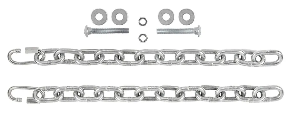 EZ-Aim Custom Target Systems Gong Target Chain Silver Hanging Stainless Steel 7" Long Hanging Includes Hardware 2 Per Pkg