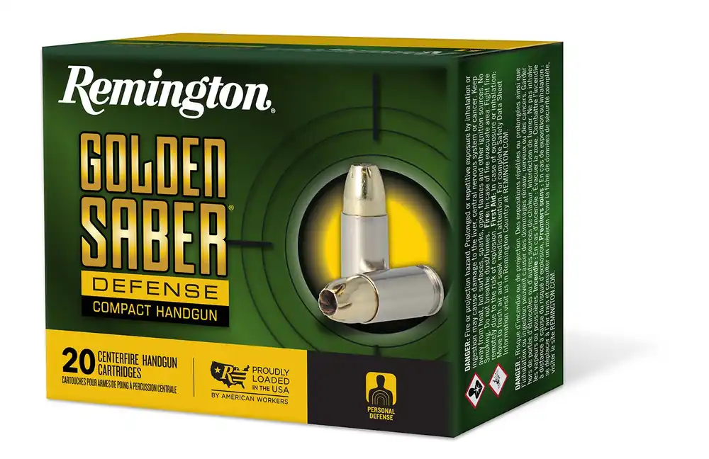 Remington Golden Saber Defense 40 S&W BJHP 180 Grain 20/Box
