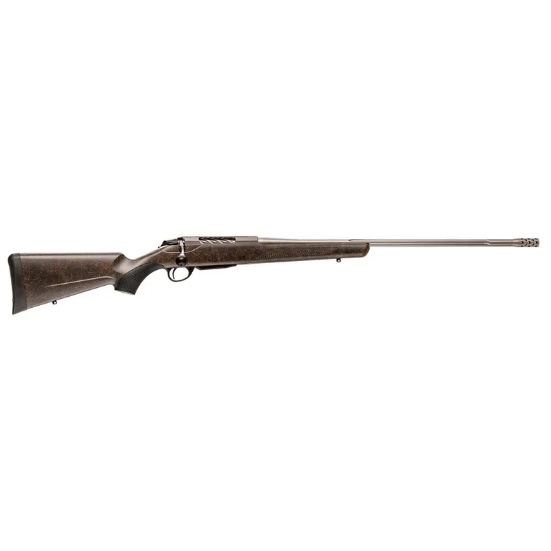 Tikka T3x Lite 7mm Rem Rifle 24.3" Orange Webbed Black JRTXRBS370