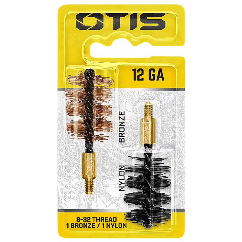 Otis Bore Brush Set 10/12 Gauge Shotgun 8-32 Thread 2/Pkg"