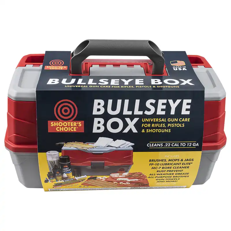 Shooters Choice Bullseye Box Cleaning Kit Multi-Caliber/12 Gauge