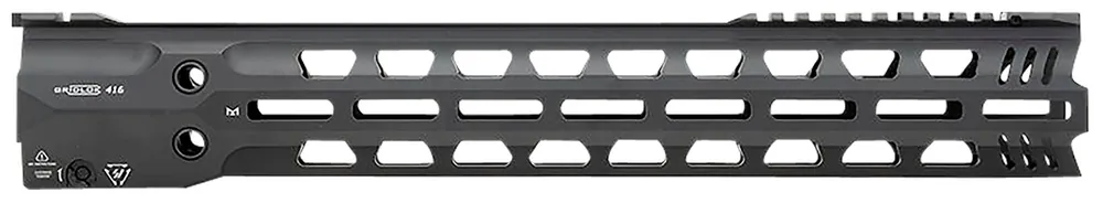 Strike Industries GridLok Full Duty With Quick Detach System 16"L 1.57"D M-LOK Black Aluminum for HK 416, HK MR556, M27 IAR