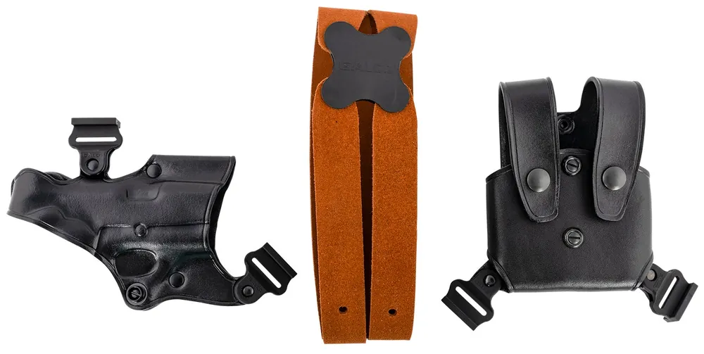 Galco Jackass Rig Black Leather 1911 5"/Colt 1911 3" RH