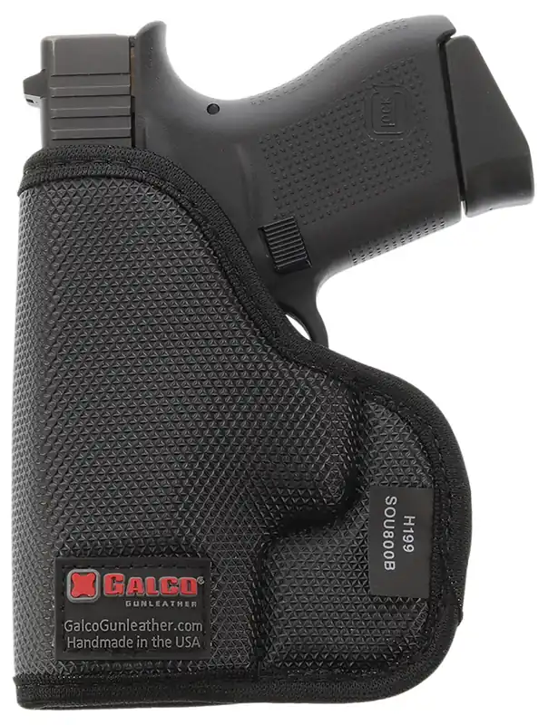Galco Stuckon-U Black Rubber Pocket Glock 33 3" Colt 1911 3" Ambidextrous Hand