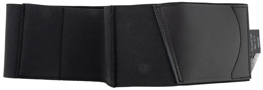 Galco Underwraps 2.0 Belly Band Small Black Nylon/Leather Ambidextrous