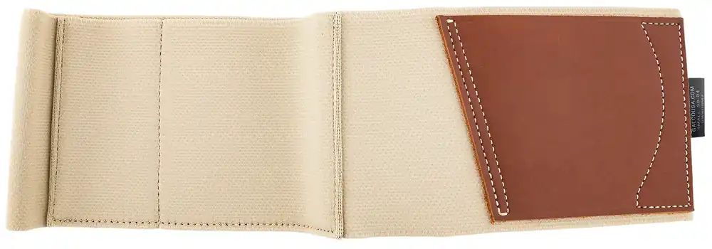 Galco Underwraps 2.0 Belly Band Small Khaki Elasticized Nylon/Leather