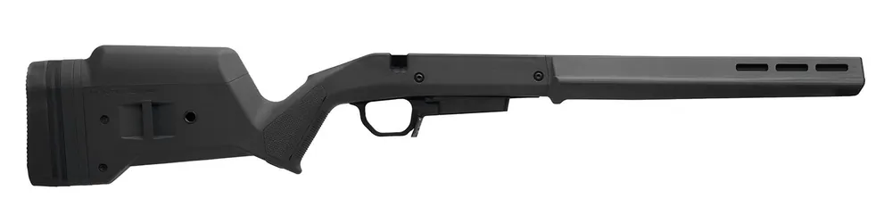 Magpul Hunter American Stock Black Adjustable Synthetic Stock with Aluminum Chassis for Short Action Ruger American Right Hand Includes STANAG Mag Well