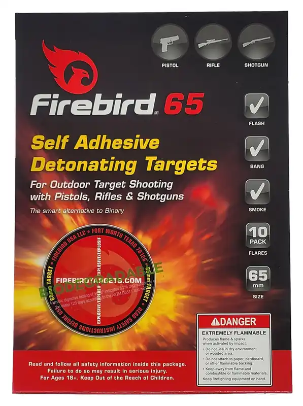 Firebird USA Flash/Smoke/Sound Impact Universal Firearm 65mm 10 Pk.