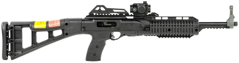 Hi-Point 995TS Carbine 9mm Luger 16.50" 10+1 Black All Weather Molded Stock Black Polymer Grip Includes Crimson Trace Red Dot