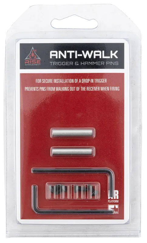Rise Armament Anti-Walk Pin Set Stainless Steel for AR-15 & AR-10
